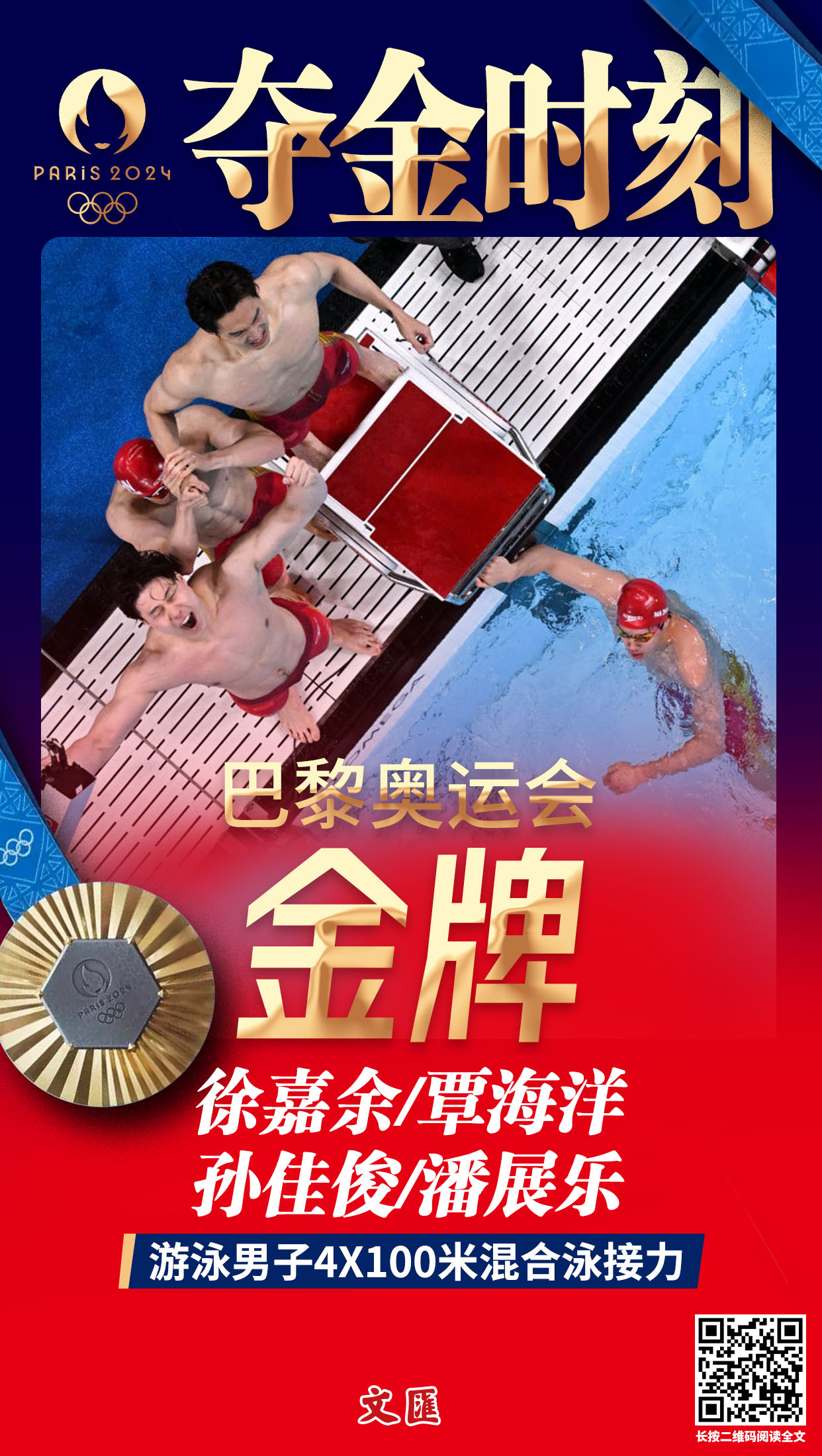 夺冠之路！中国游泳队多次夺金